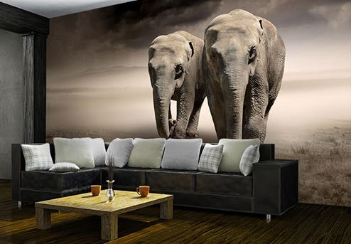 behang olifanten