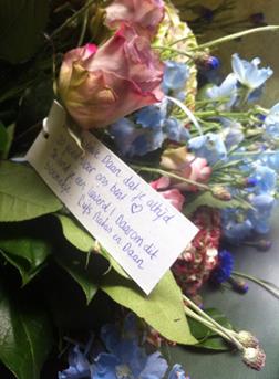 bloemen houden van mensen 