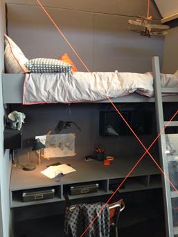 hoogslaper met bureau