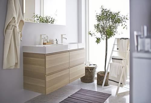 houten badkamer ikea