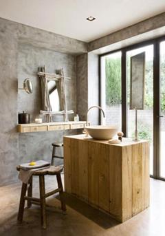 houten badkamer meubel