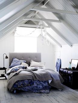 slaapkamer blauw