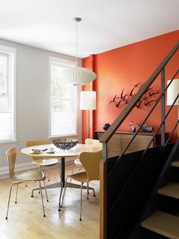 oranje interieur