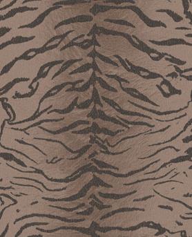 behang tijgerprint bruin