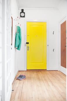 gele deur