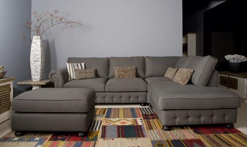 UrbanSofa San Remo 2,5 zits hoek eiland met hocker