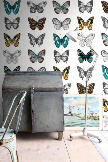 Brooklyn bridge vlinder behang