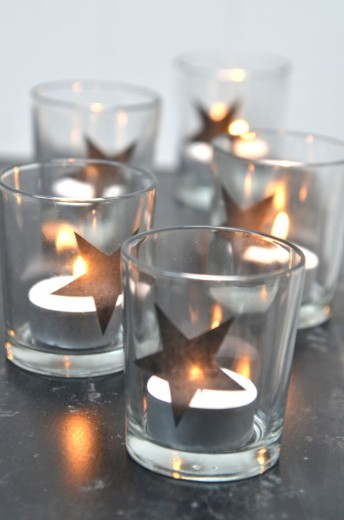 sterren waxinelichthouders