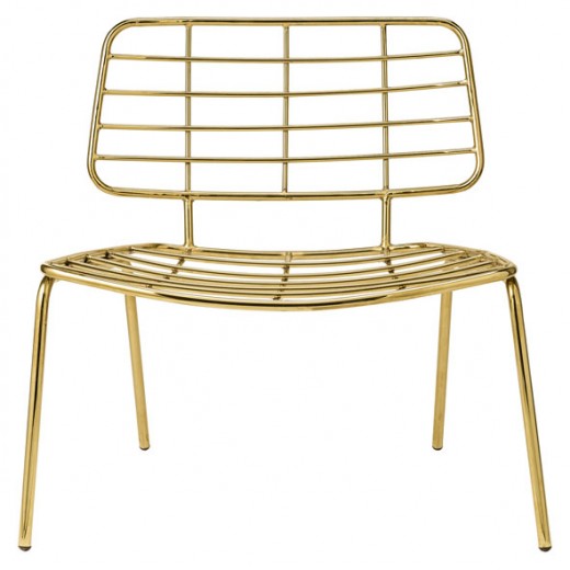 Bloomingville lounge chair goud