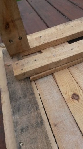 DIY tafel met vuurschaal opbouw