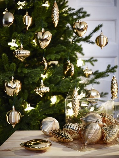 kerstboom goud