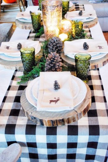 kersttafel hout