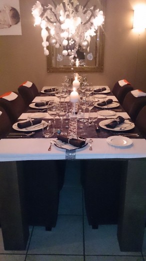 kersttafel kerstmuts