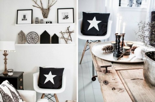 zwart wit kerst