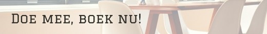 Doe mee, boek nu!
