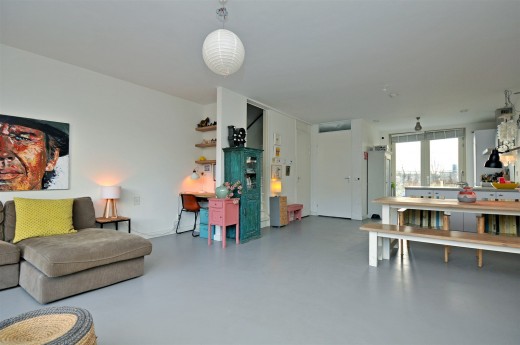 woonkamer gietvloer