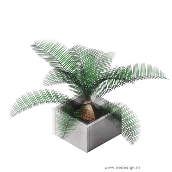 DIY betonnen plantenbak