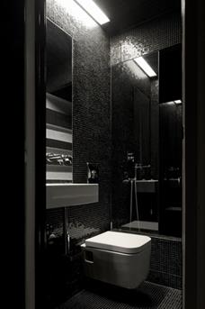 Hedendaags Een zwart wit toilet - Interieur Inspiratie JJ-78