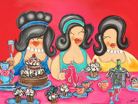 schilderij suikertantes