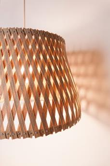 houten lamp