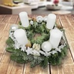 adventskransen en kerstkransen