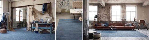 denim vloerkleed