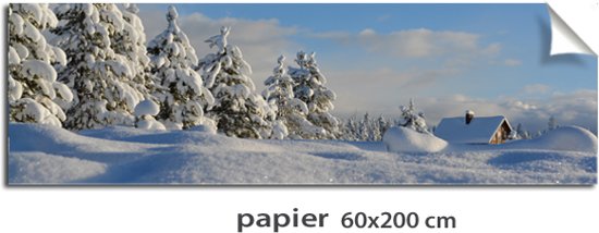 Kerstdorp achtergrond berglandschap berghut